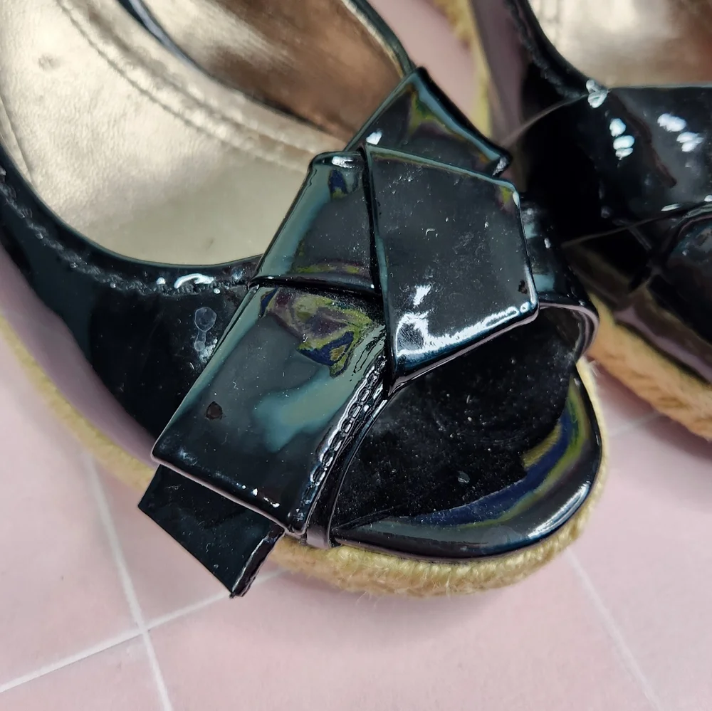 Brooks Brothers Patent Leather Espadrille